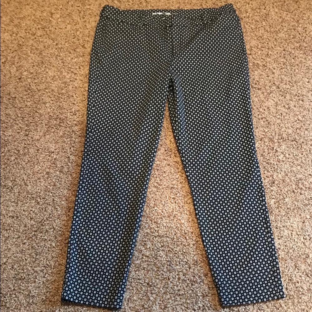 Printed dress pants